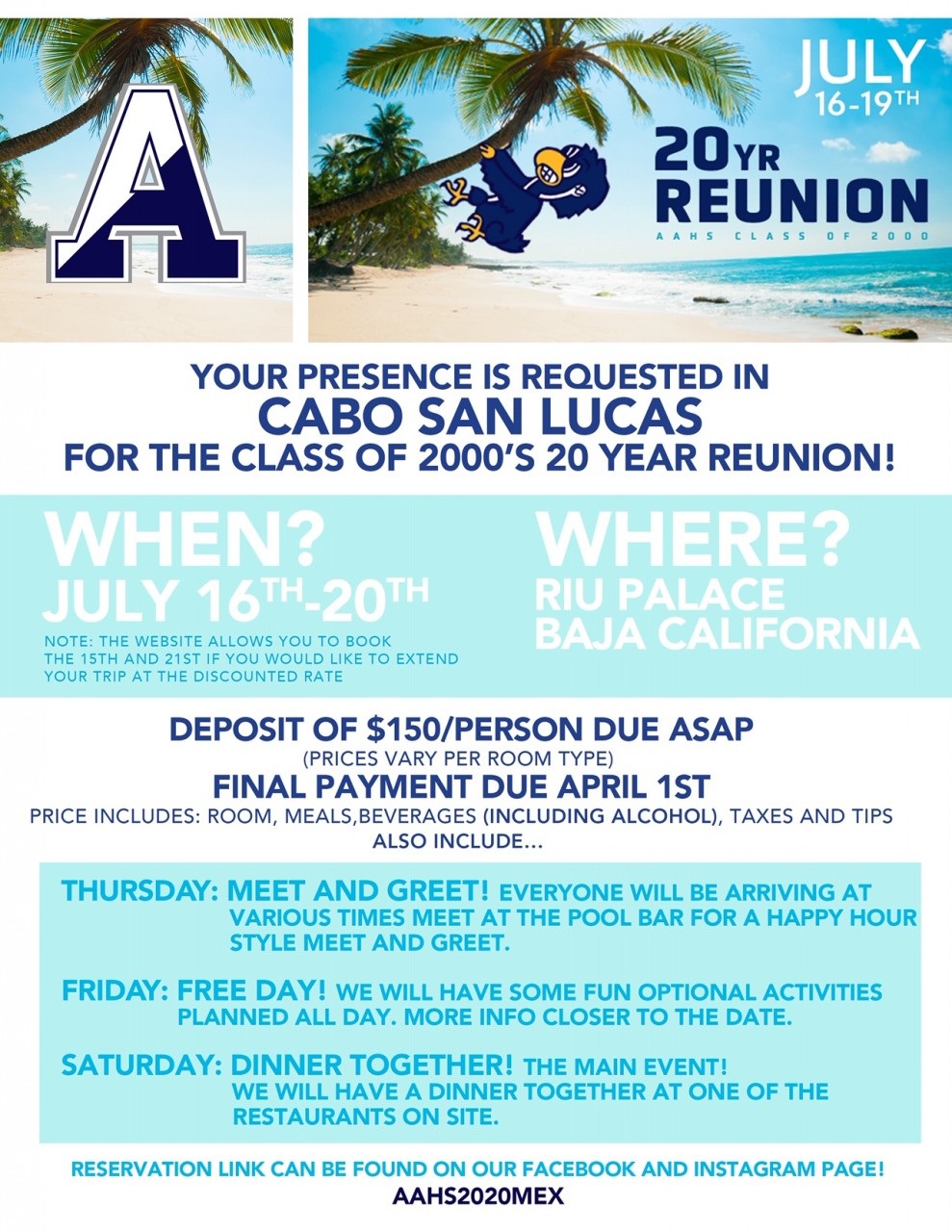 Class of 2000's 20th Class Reunion